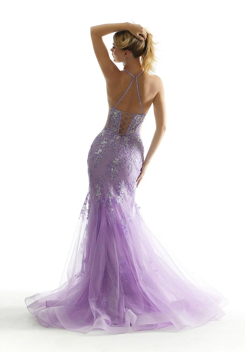 Morilee Mermaid Halter Prom Dress 49073 - Image 2
