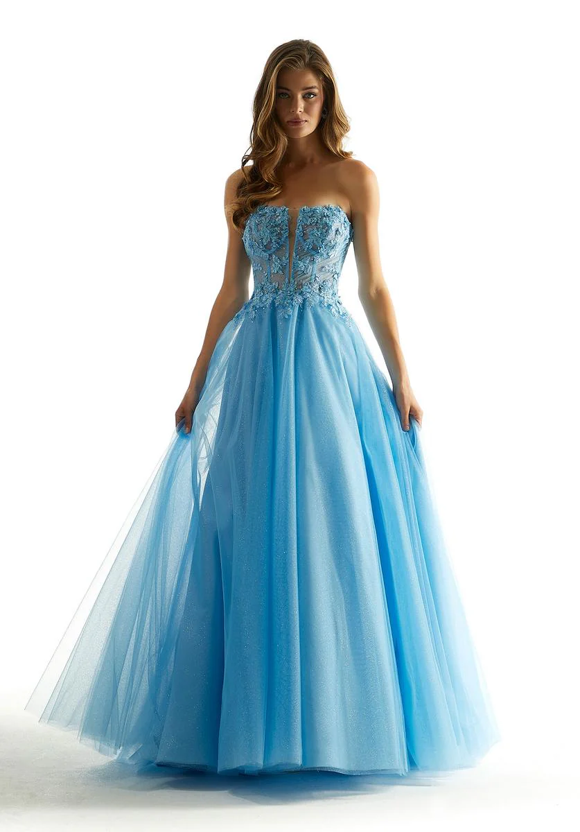 Morilee Strapless Ball Gown Prom Dress 49086 - Image 8