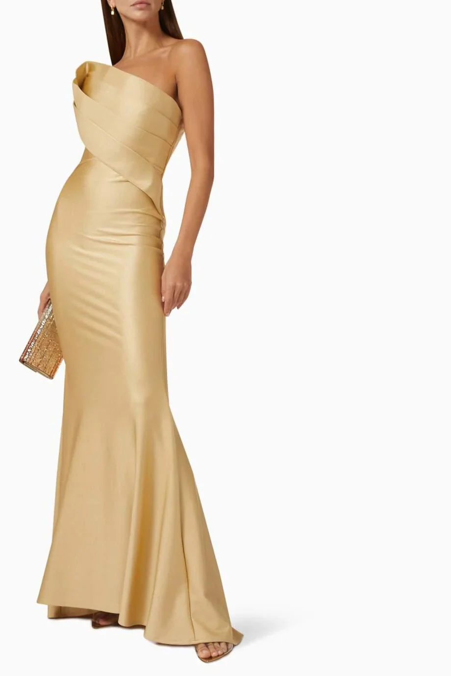 Nicole Bakti Strapless Evening Dress 7082 - Image 3