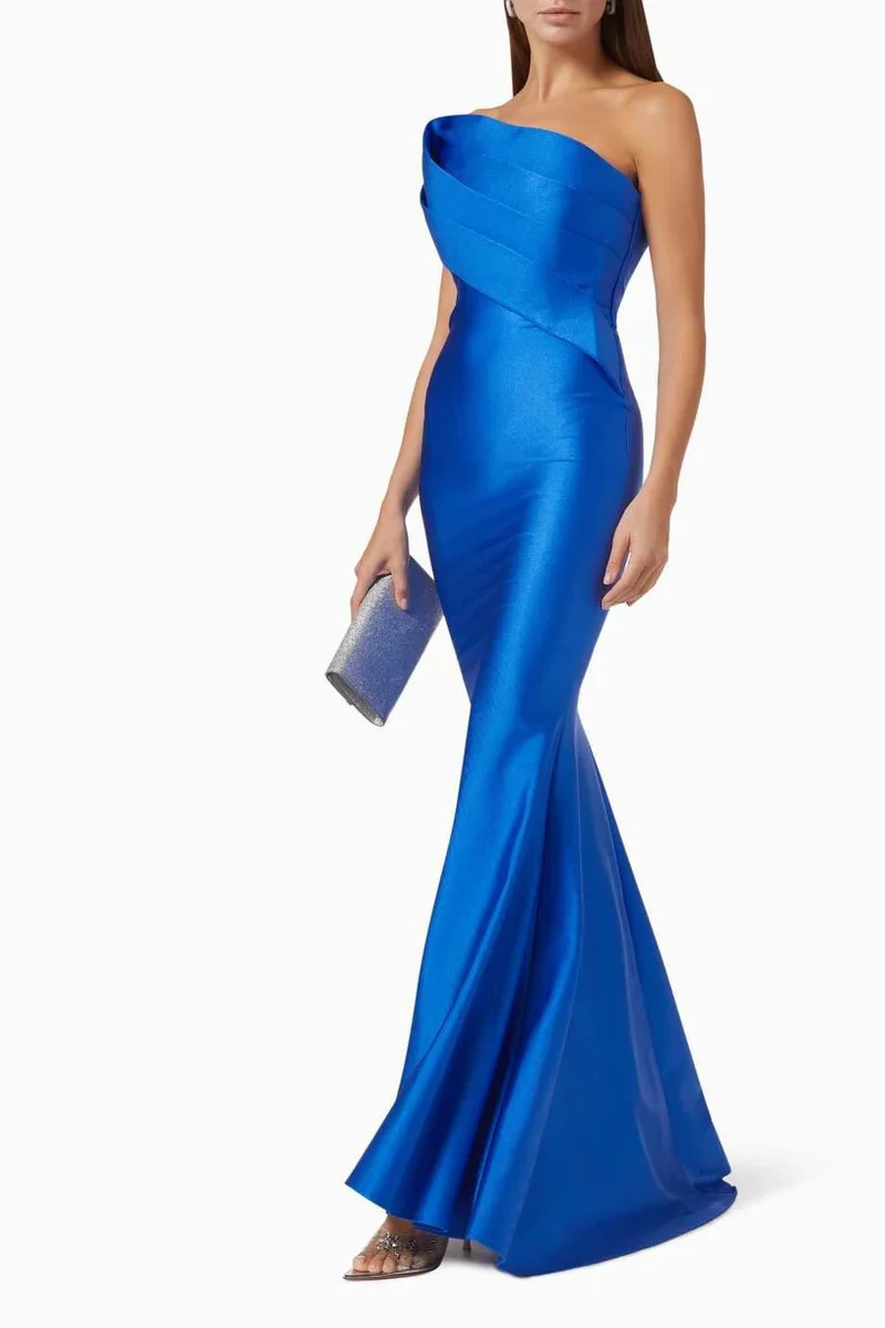 Nicole Bakti Strapless Evening Dress 7082 - Image 4
