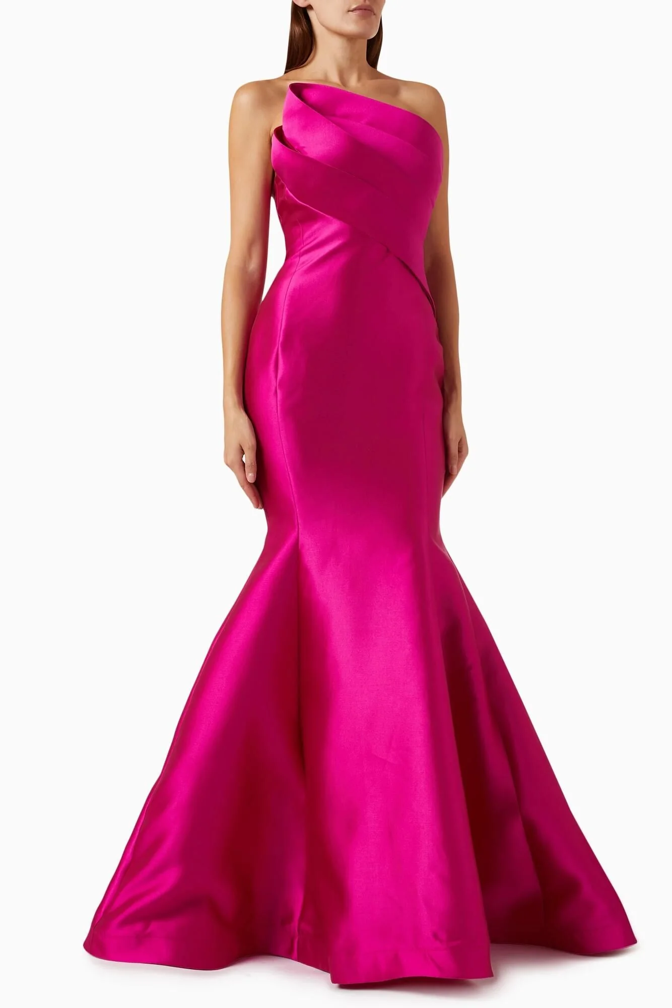 Nicole Bakti Strapless Evening Gown 7206 - Image 4