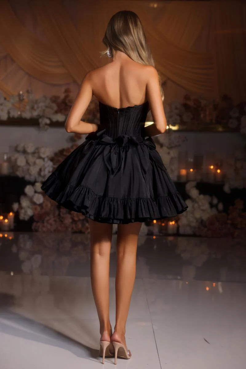 Portia and Scarlett Corset Bow HoCo Dress PS25700 - Image 4