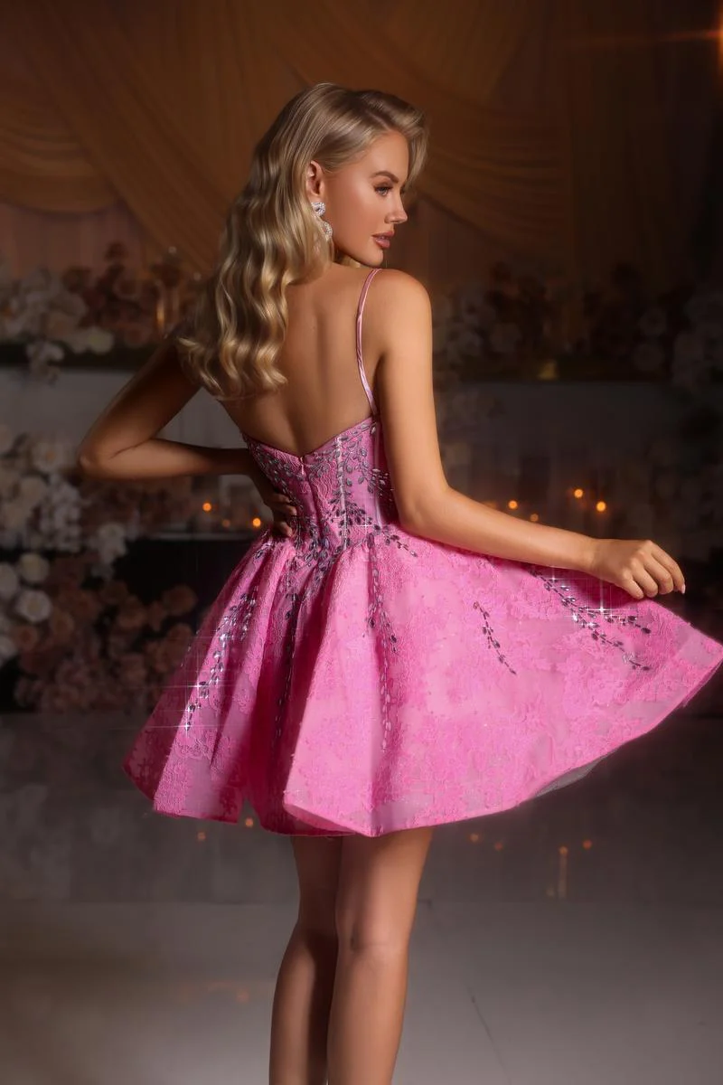 Portia and Scarlett Embellished A-Line HoCo Dress PS25784 - Image 2