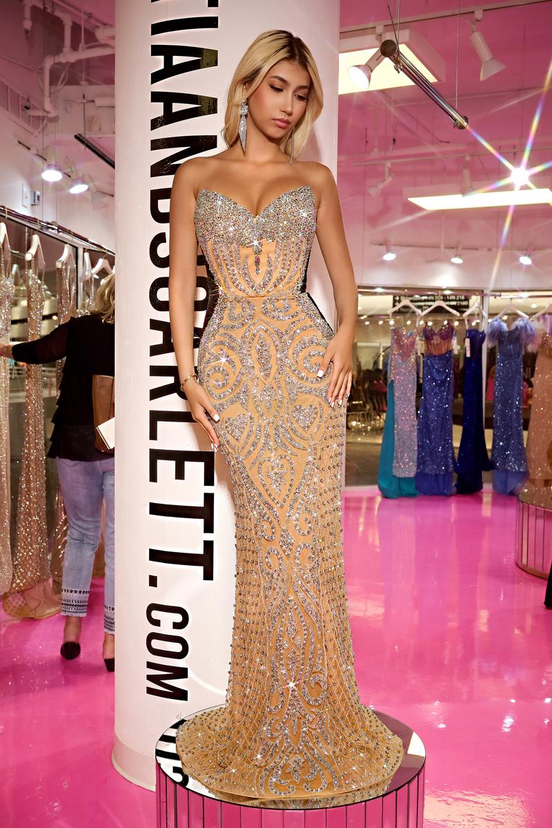 Portia and Scarlett Couture Dress PS24867C - Image 3