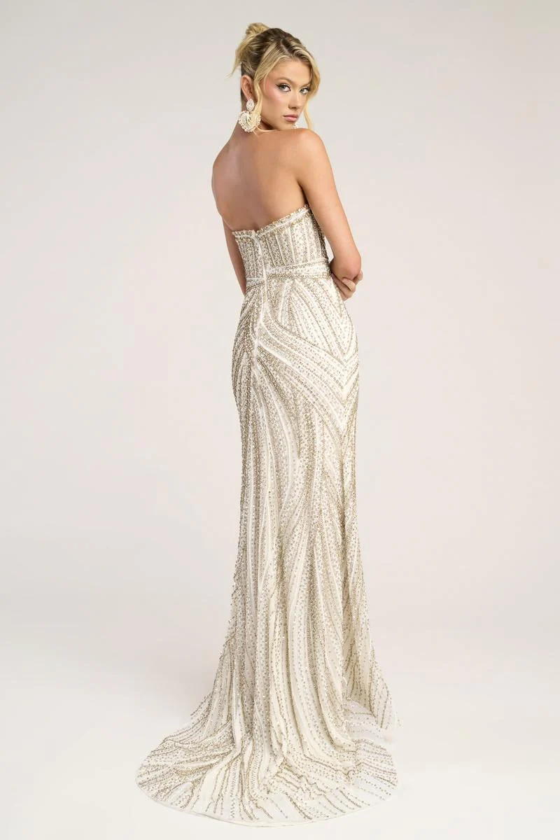 Portia and Scarlett Tight Beaded Prom Dress PS26407C - Image 9