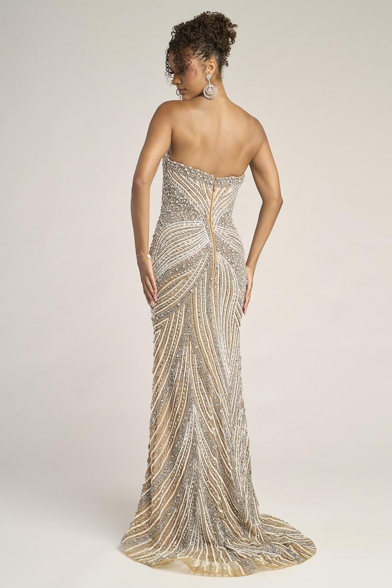 Portia and Scarlett Beaded Prom Dress PS26448C - Image 2