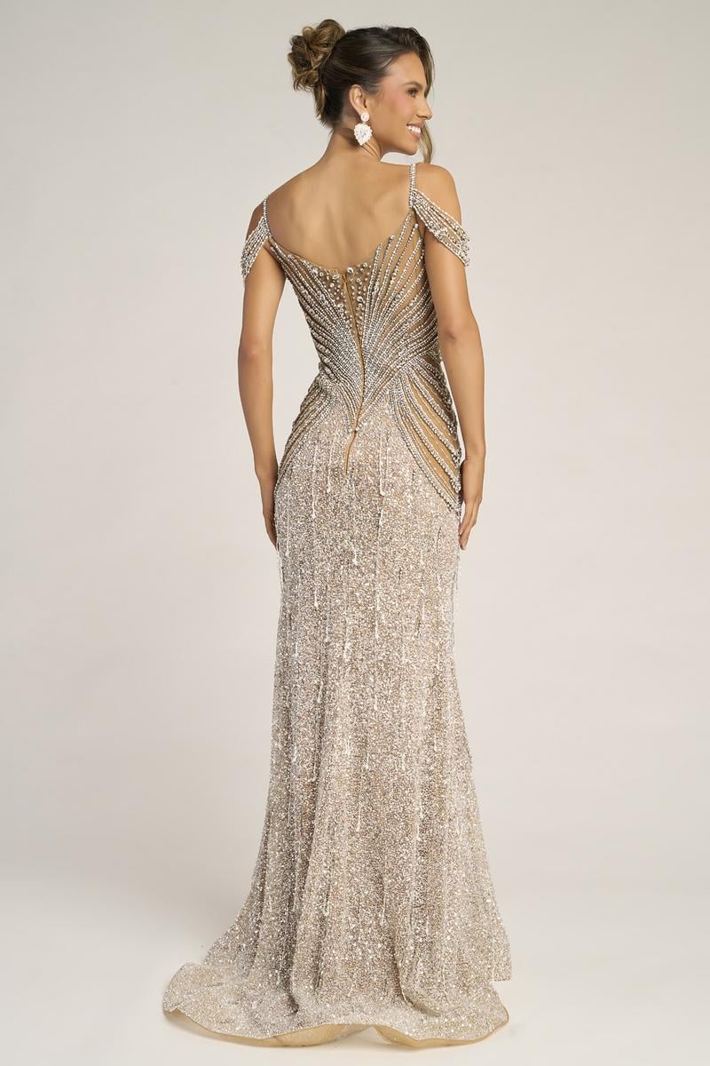 Portia and Scarlett Off Shoulder Prom Dress PS26449C - Image 2