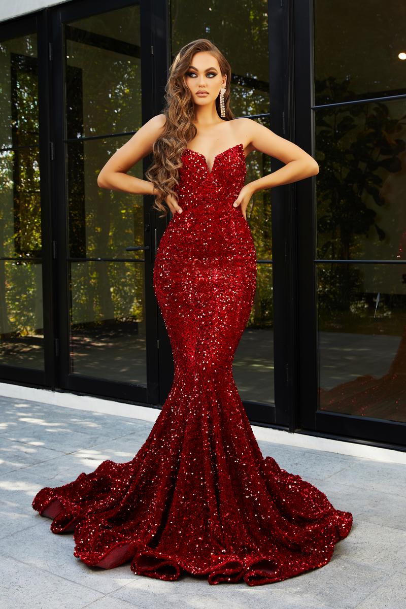 Portia and Scarlett Fit and Flare Prom Dress PS21208 - Image 8