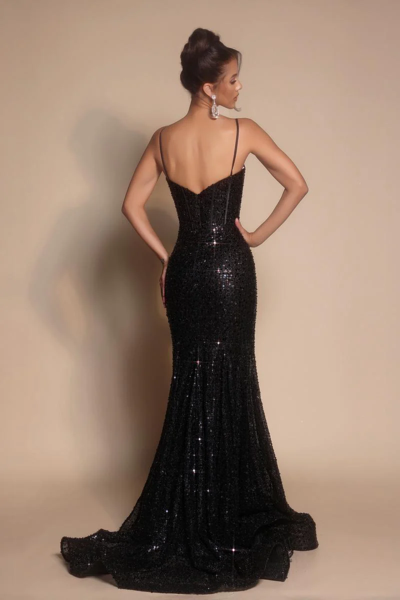 Portia and Scarlett Corset Beaded Prom Dress PS22036 - Image 17