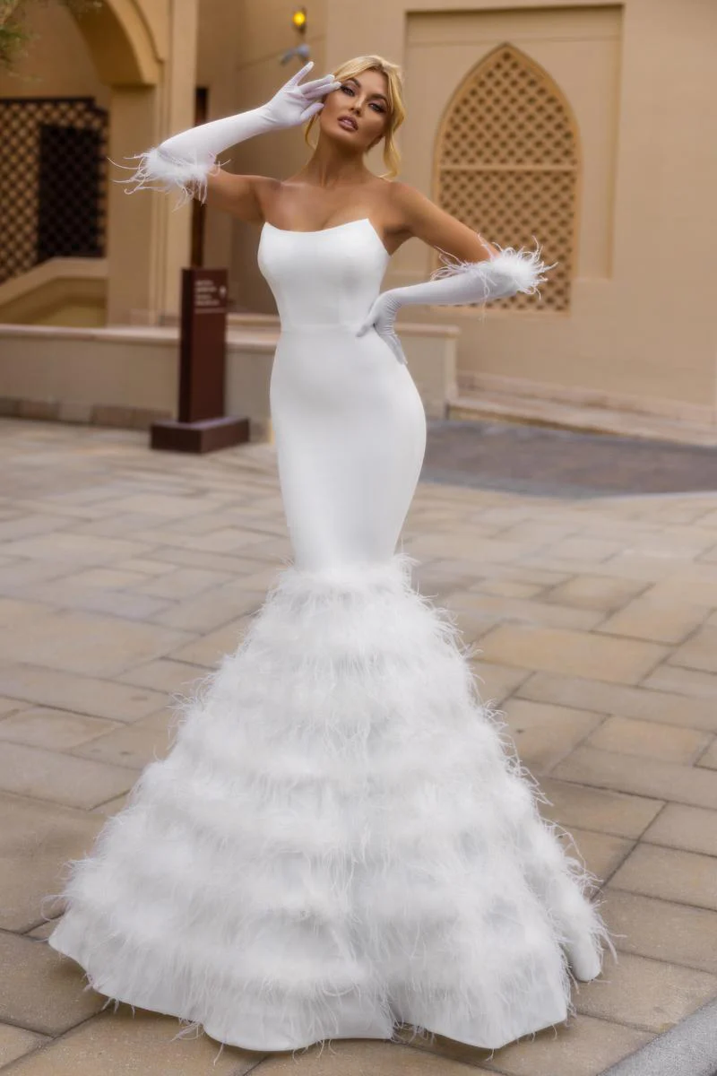Portia and Scarlett Feather Dress PS23032