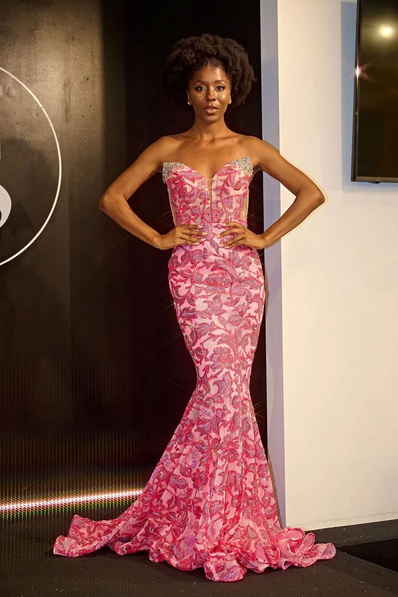 Portia and Scarlett Pattern Sequin Prom Dress PS24338 - Image 3