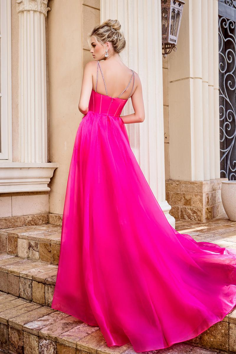 Portia and Scarlett High Low Prom Dress PS24509X - Image 4