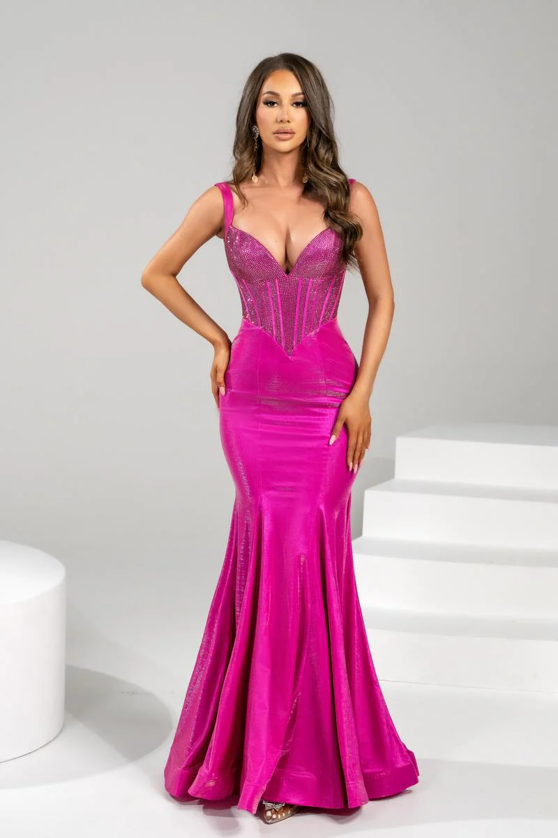 Portia and Scarlett Fit and Flare Prom Dress PS24685 - Image 3