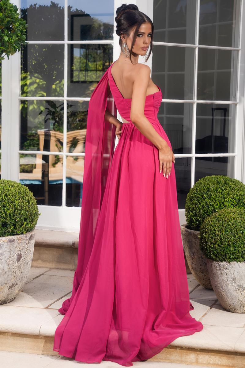 Portia and Scarlett One Shoulder A-Line Prom Dress PS24717 - Image 2