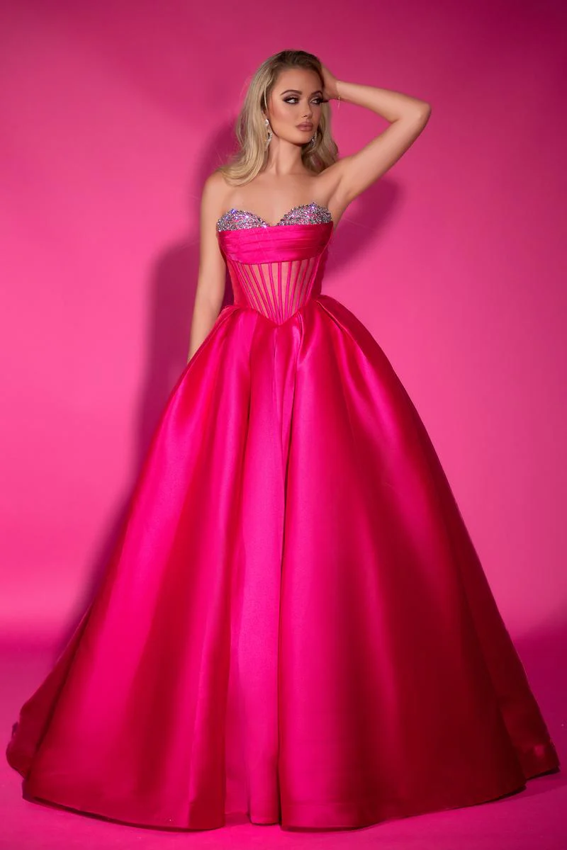 Portia & Scarlett Peekaboo Ballgown Prom Dress PS25306