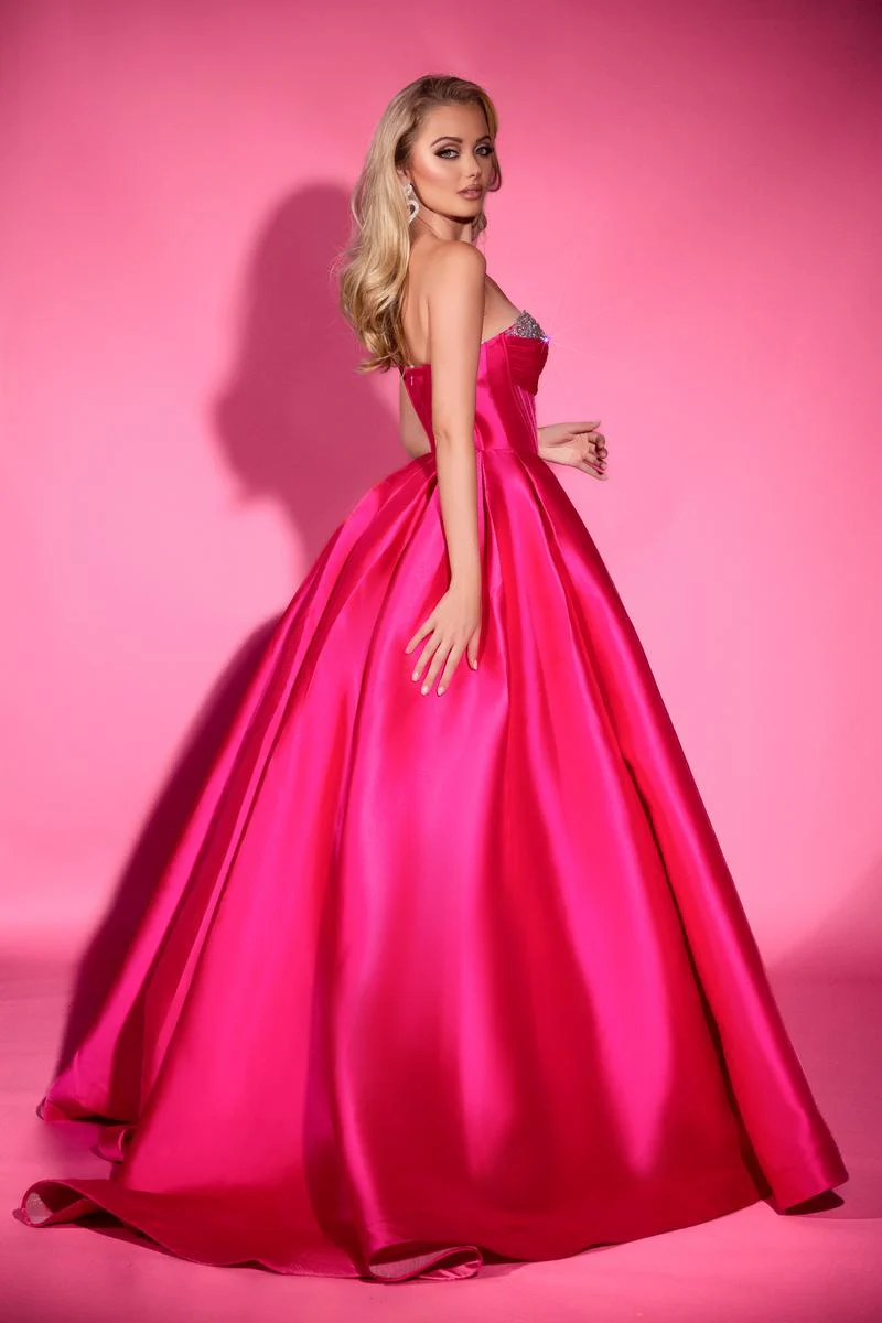 Portia & Scarlett Peekaboo Ballgown Prom Dress PS25306 - Image 2