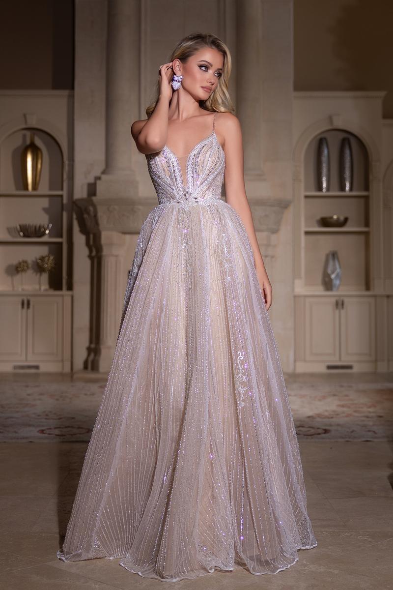 Portia & Scarlett Open Back Prom Dress PS25310 - Image 3