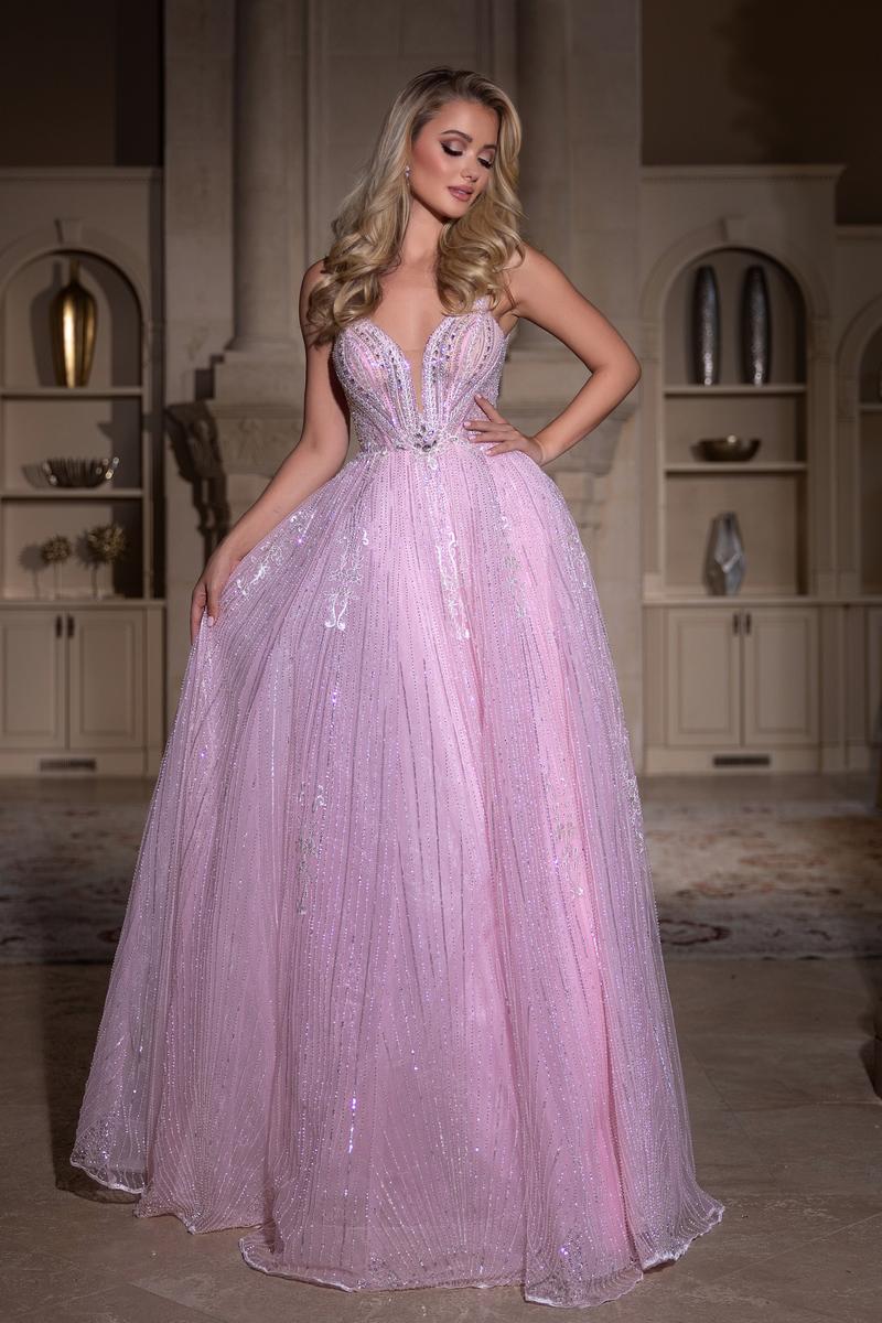 Portia & Scarlett Open Back Prom Dress PS25310 - Image 5