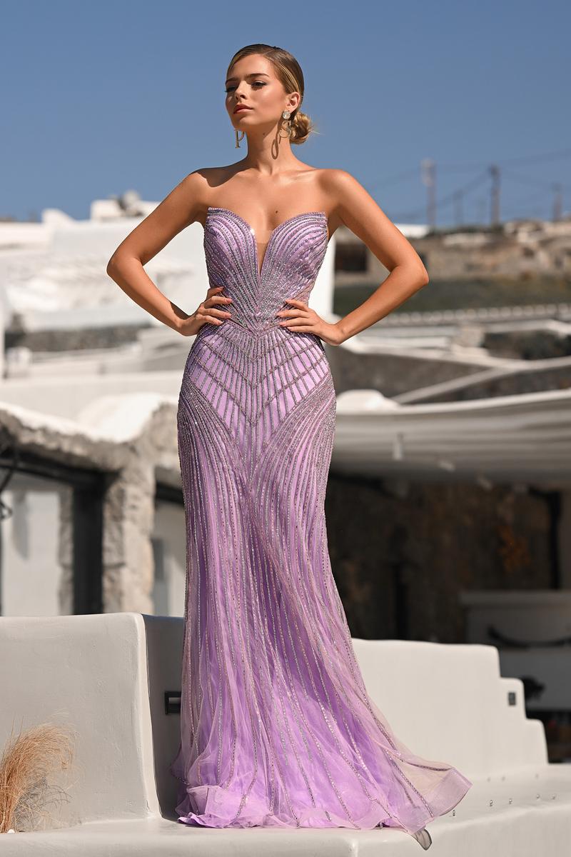 Portia & Scarlett Beaded Prom Dress PS26004