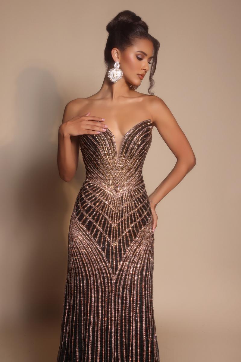 Portia & Scarlett Beaded Prom Dress PS26004 - Image 10