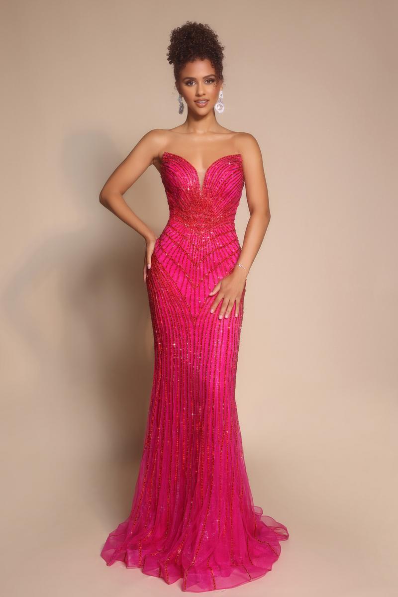 Portia & Scarlett Beaded Prom Dress PS26004 - Image 4