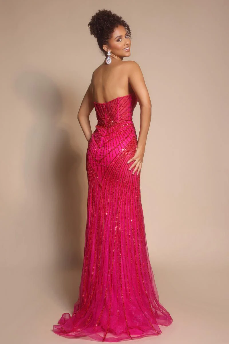 Portia & Scarlett Beaded Prom Dress PS26004 - Image 5