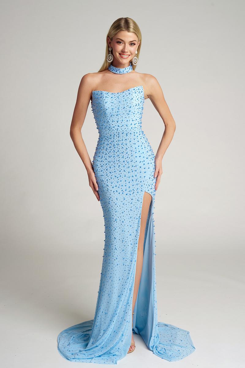 Portia & Scarlett Fitted Beaded Prom Dress PS26006 - Image 14