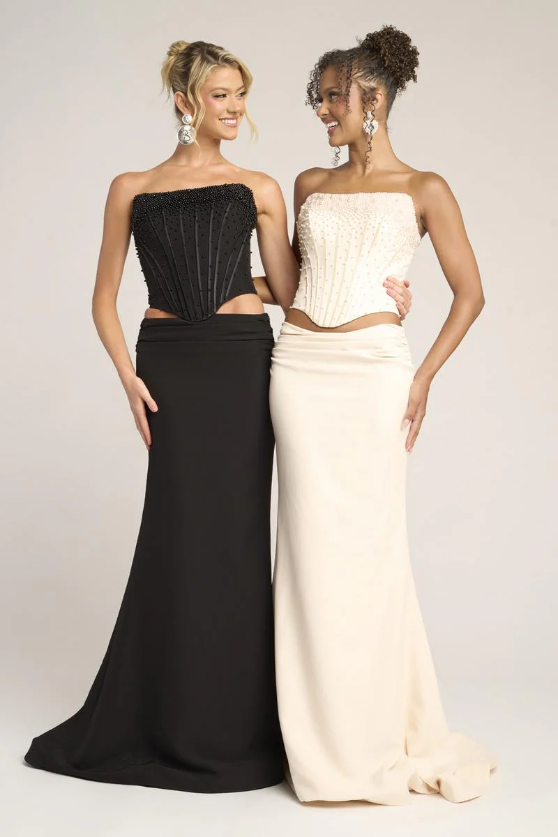 Portia & Scarlett Two Piece Pearl Prom Set PS26007 - Image 10
