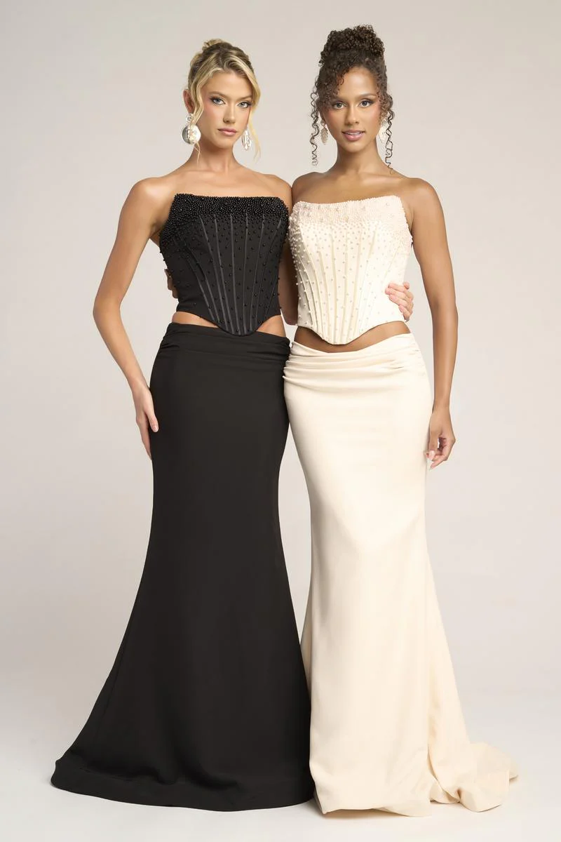 Portia & Scarlett Two Piece Pearl Prom Set PS26007 - Image 12