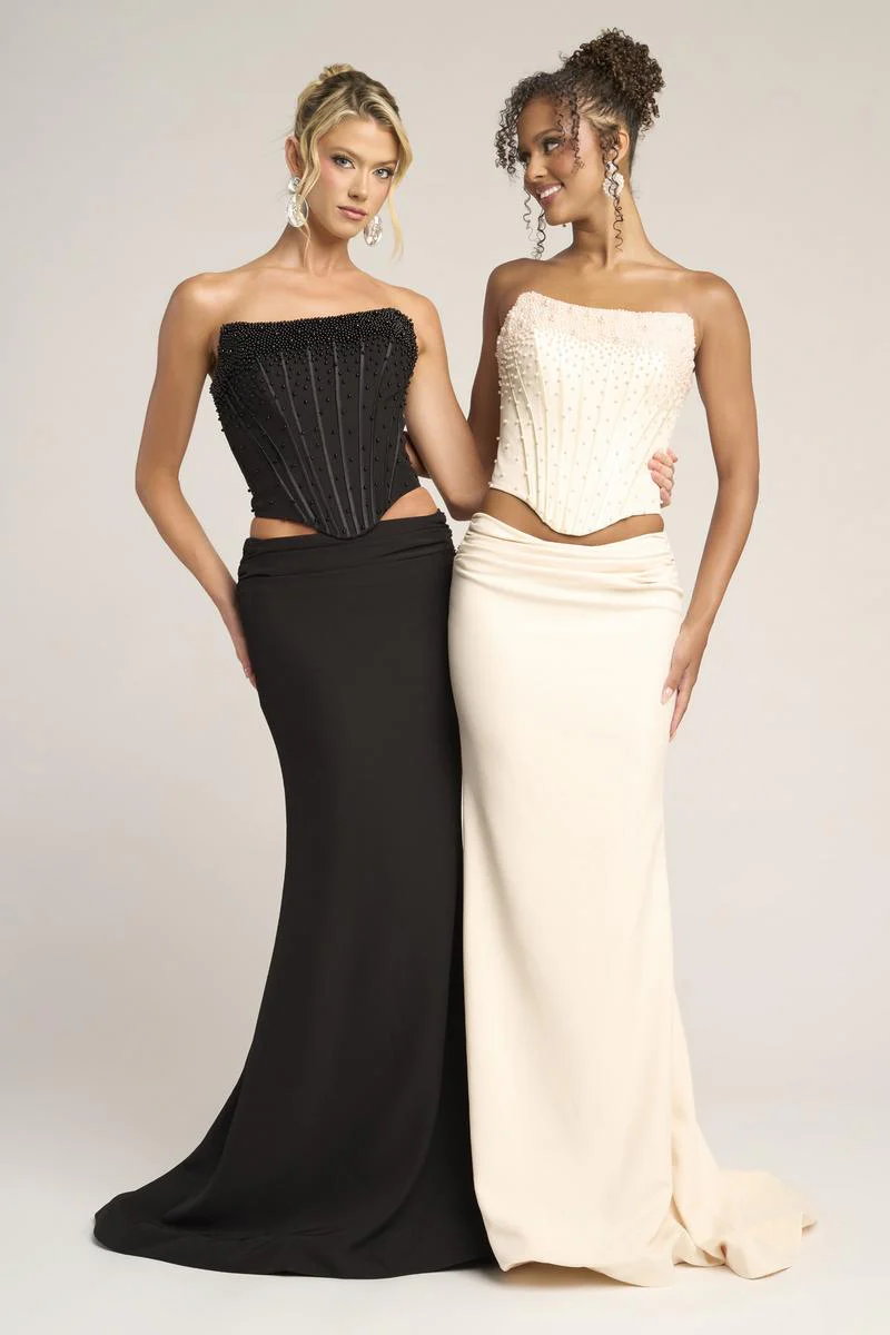 Portia & Scarlett Two Piece Pearl Prom Set PS26007 - Image 13
