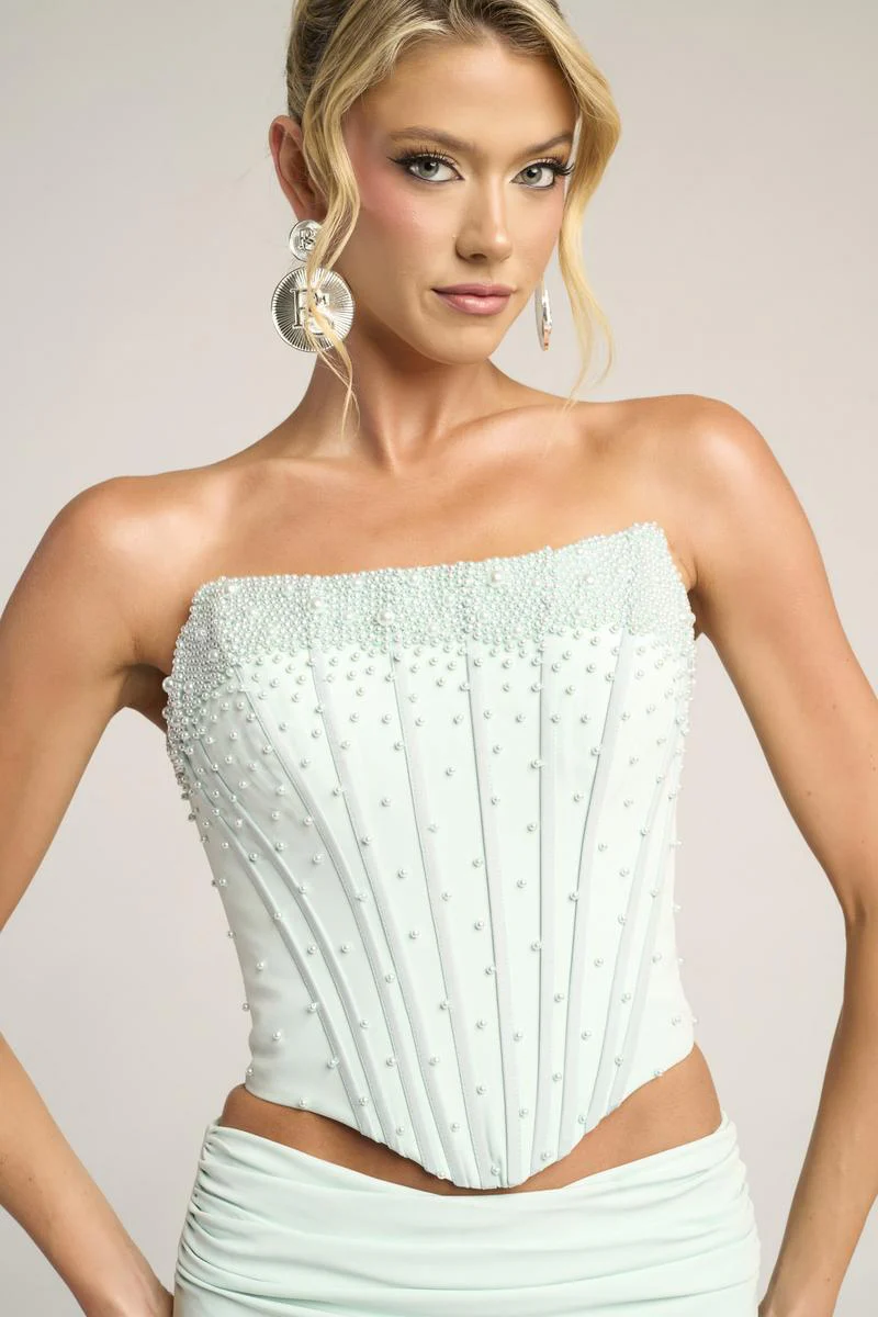 Portia & Scarlett Two Piece Pearl Prom Set PS26007 - Image 5
