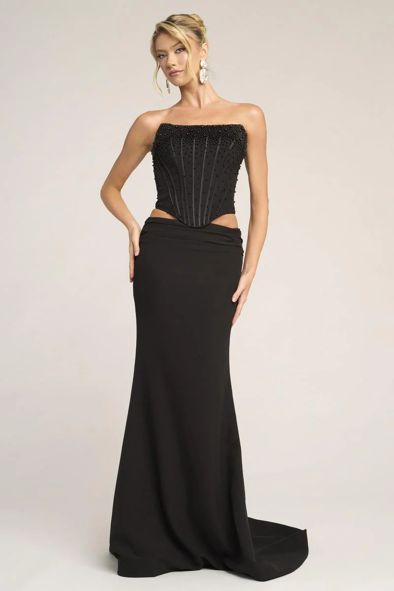 Portia & Scarlett Two Piece Pearl Prom Set PS26007 - Image 8