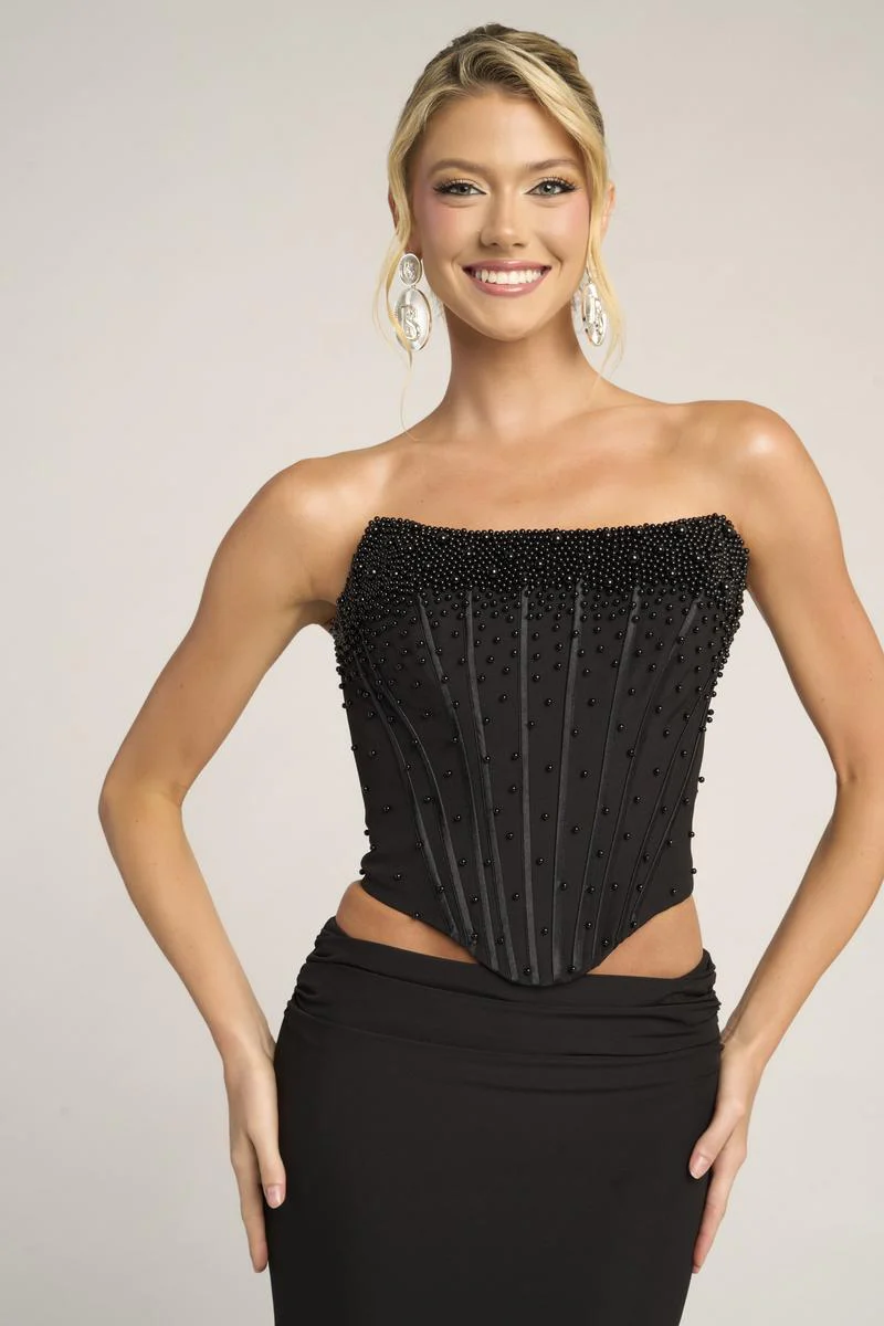Portia & Scarlett Two Piece Pearl Prom Set PS26007 - Image 9