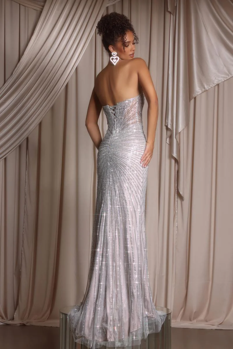 Portia & Scarlett Fully Beaded Prom Dress PS26012 - Image 12