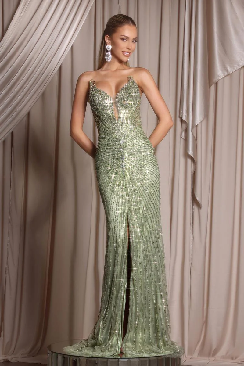 Portia & Scarlett Fully Beaded Prom Dress PS26012 - Image 15