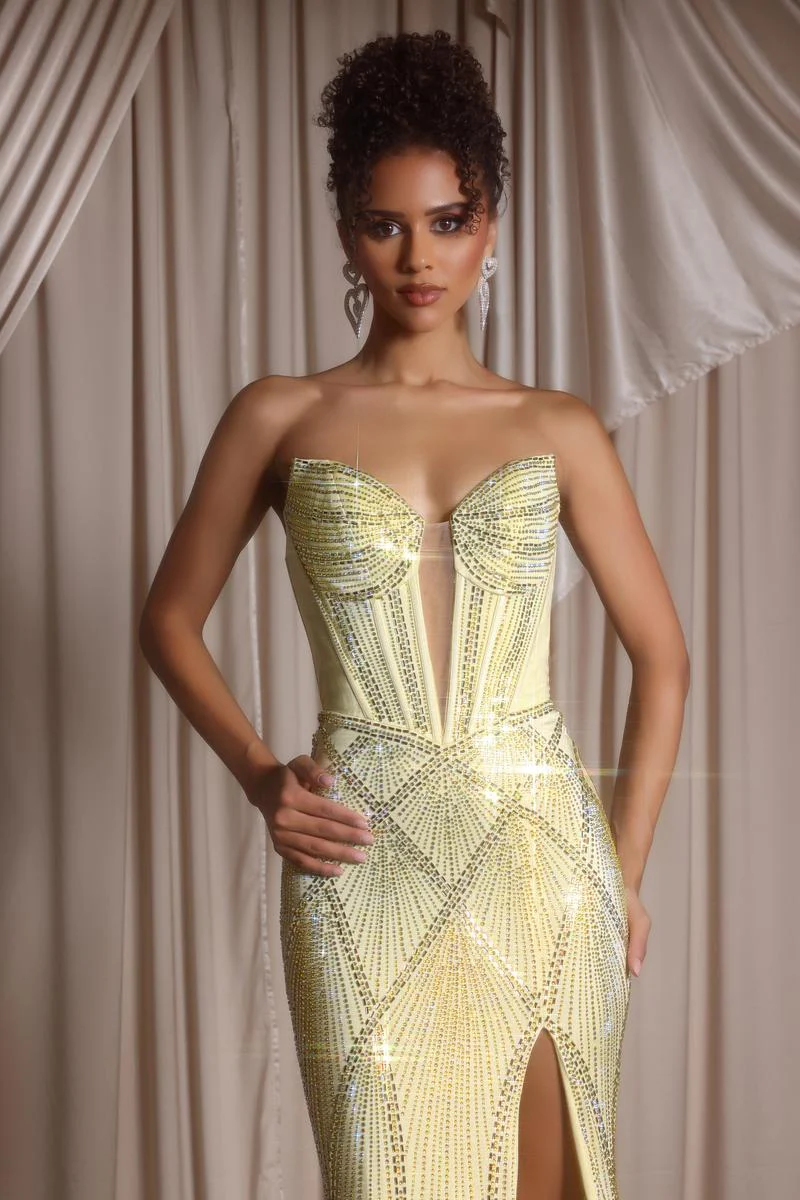 Portia and Scarlett Cut Out Prom Dress PS26013 - Image 3