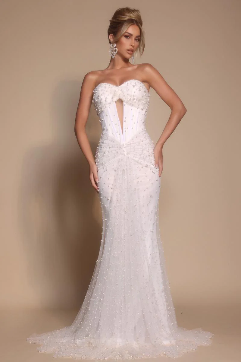 Portia & Scarlett Keyhole Beaded Prom Dress PS26022 - Image 3
