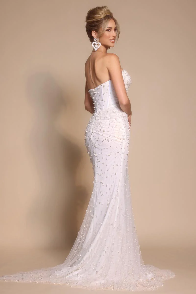 Portia & Scarlett Keyhole Beaded Prom Dress PS26022 - Image 4