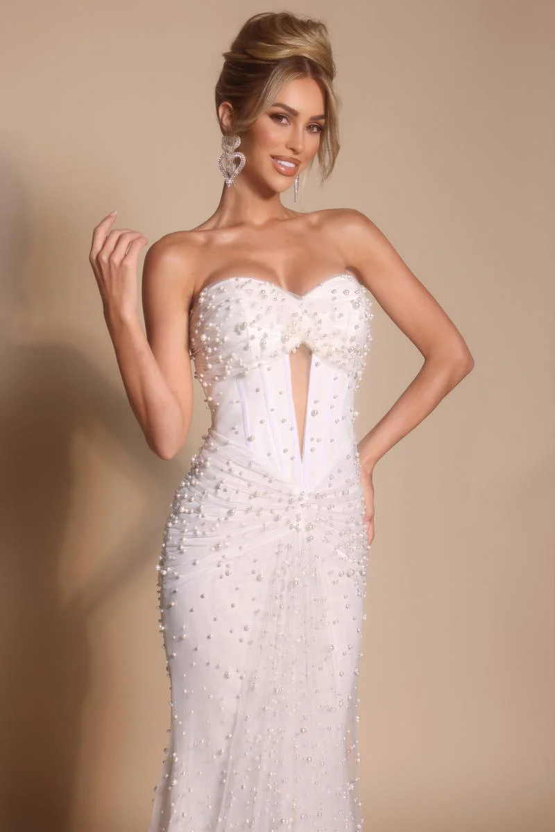 Portia & Scarlett Keyhole Beaded Prom Dress PS26022 - Image 5