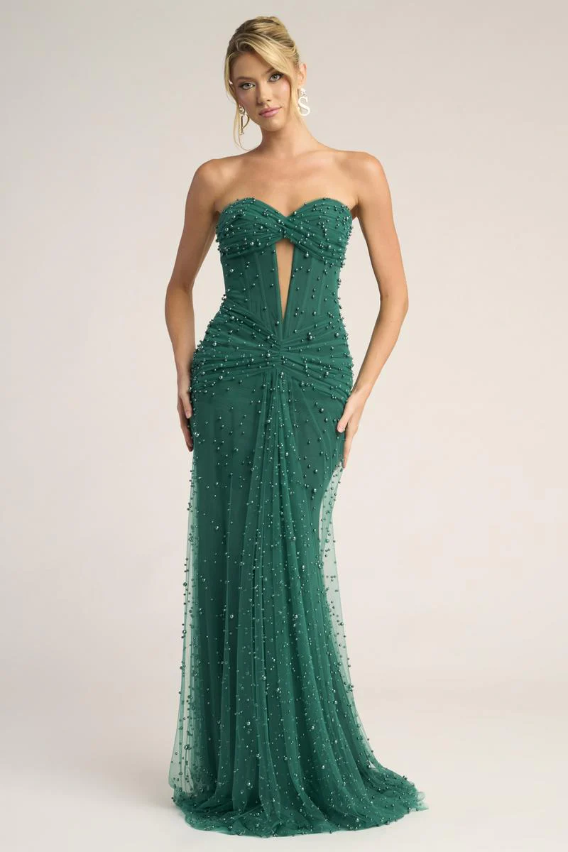 Portia & Scarlett Keyhole Beaded Prom Dress PS26022 - Image 6