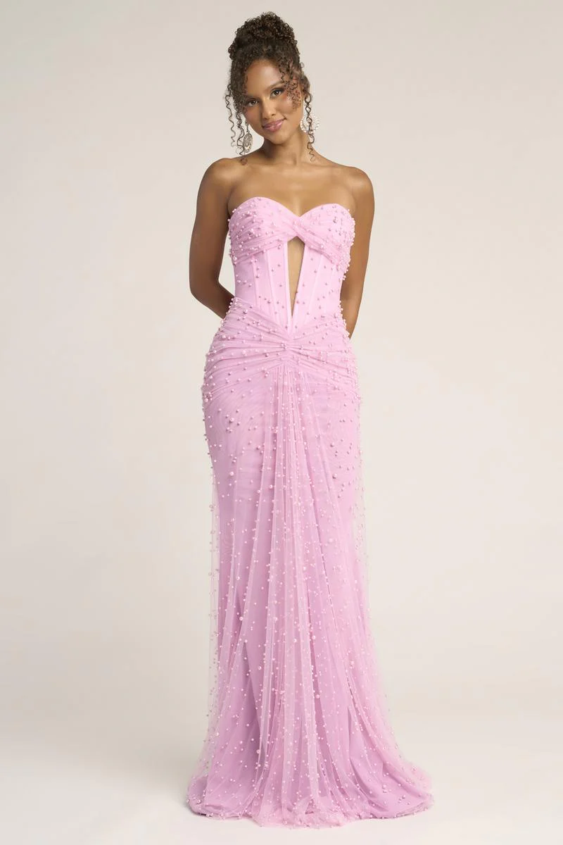 Portia & Scarlett Keyhole Beaded Prom Dress PS26022 - Image 8