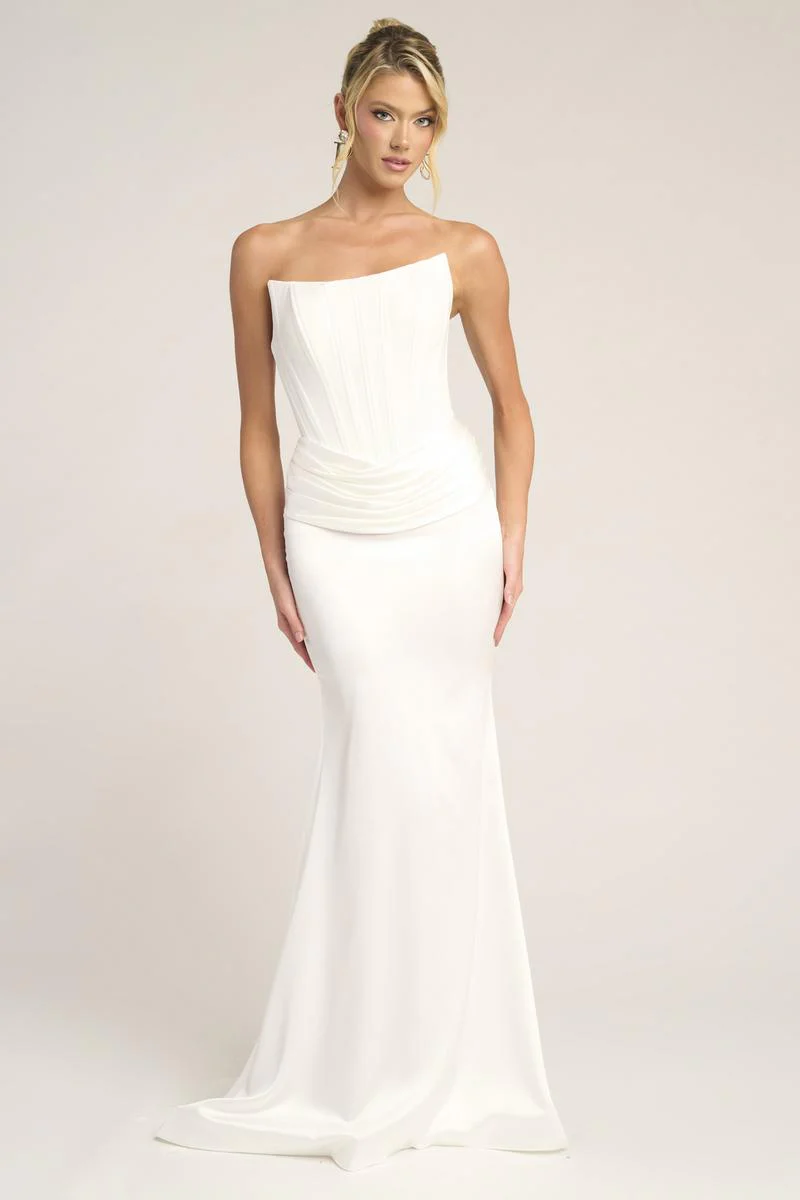 Portia and Scarlett Fitted Satin Corset Prom Dress PS26032 - Image 13