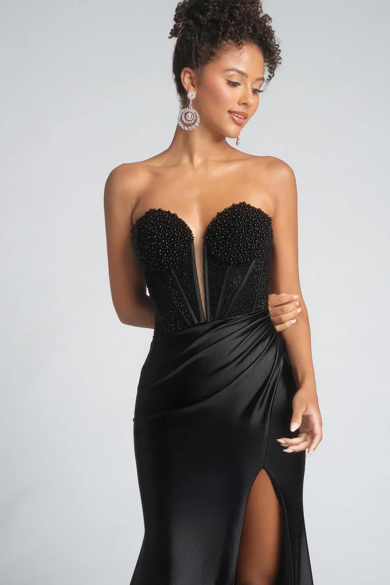 Portia and Scarlett Strapless Corset Prom Dress PS26039 - Image 12