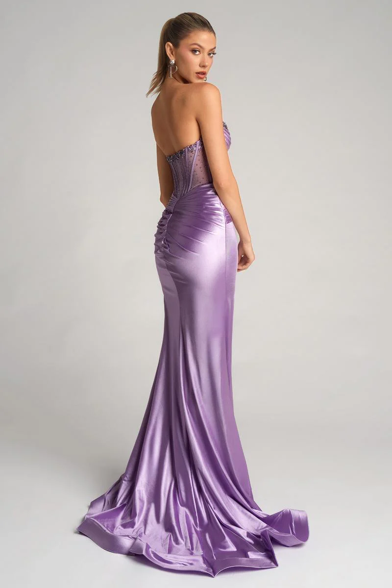 Portia and Scarlett Strapless Corset Prom Dress PS26085 - Image 2
