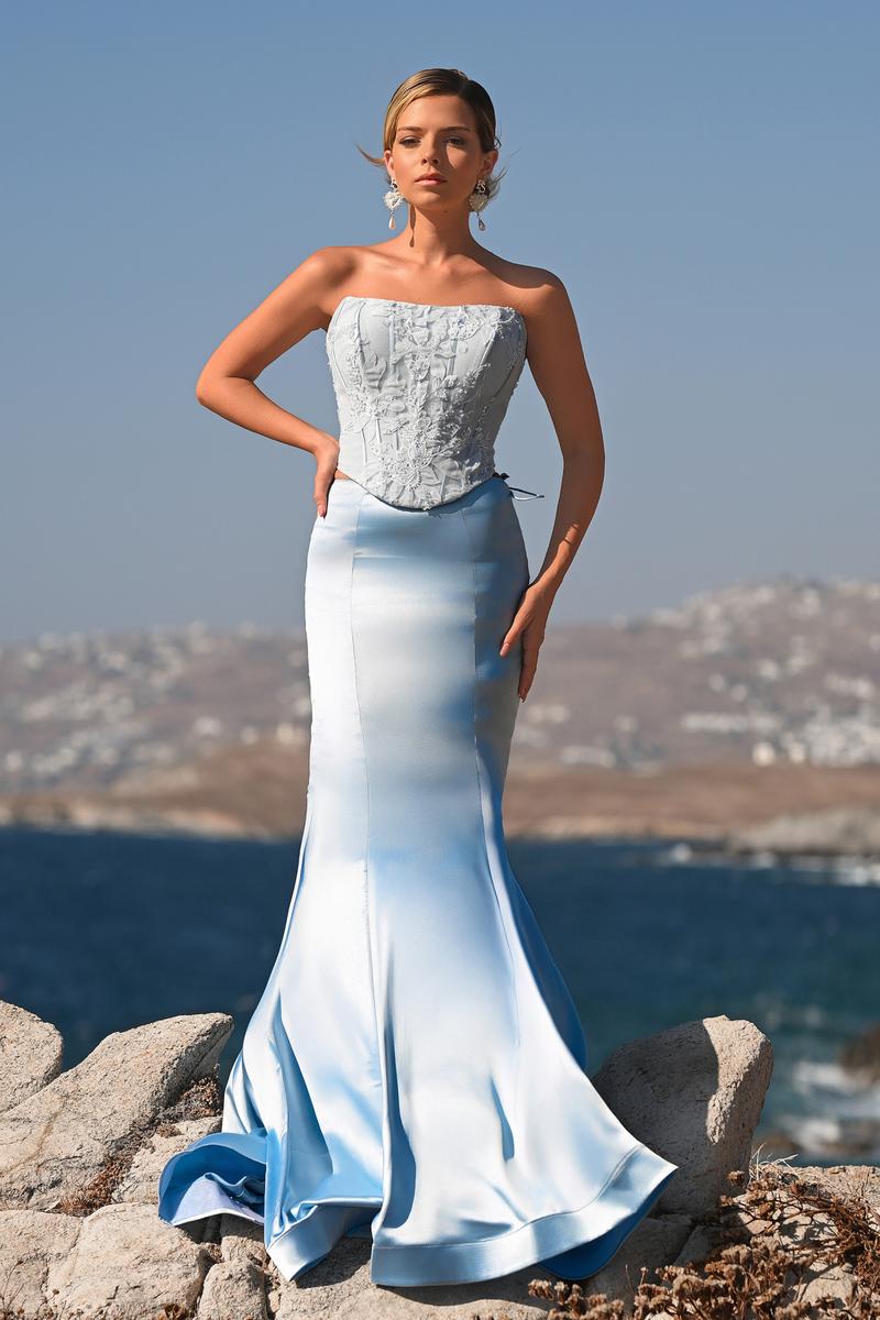 Portia and Scarlett Two Piece Lace Corset Prom Dress PS26092 - Image 4
