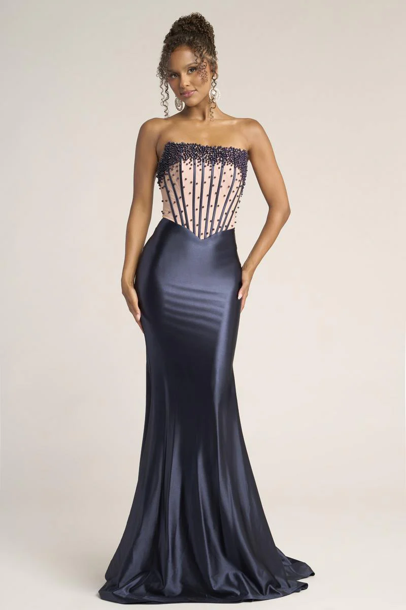 Portia and Scarlett Strapless Corset Prom Dress PS26094 - Image 5