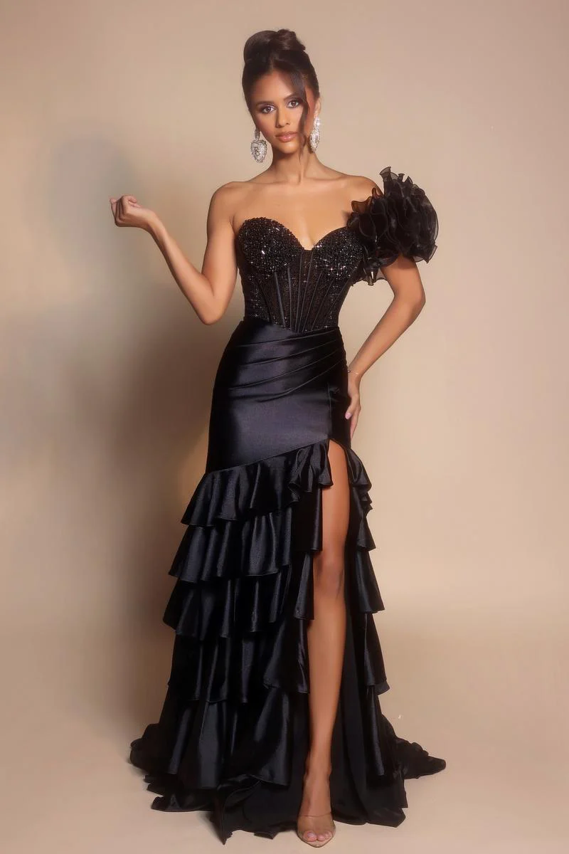 Portia and Scarlett Strapless Corset Prom Dress PS26141 - Image 8