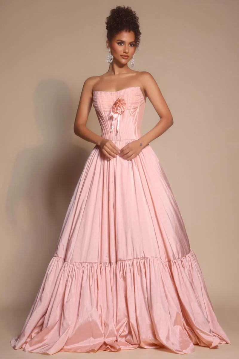 Portia and Scarlett Strapless Bow Prom Dress PS26148 - Image 12
