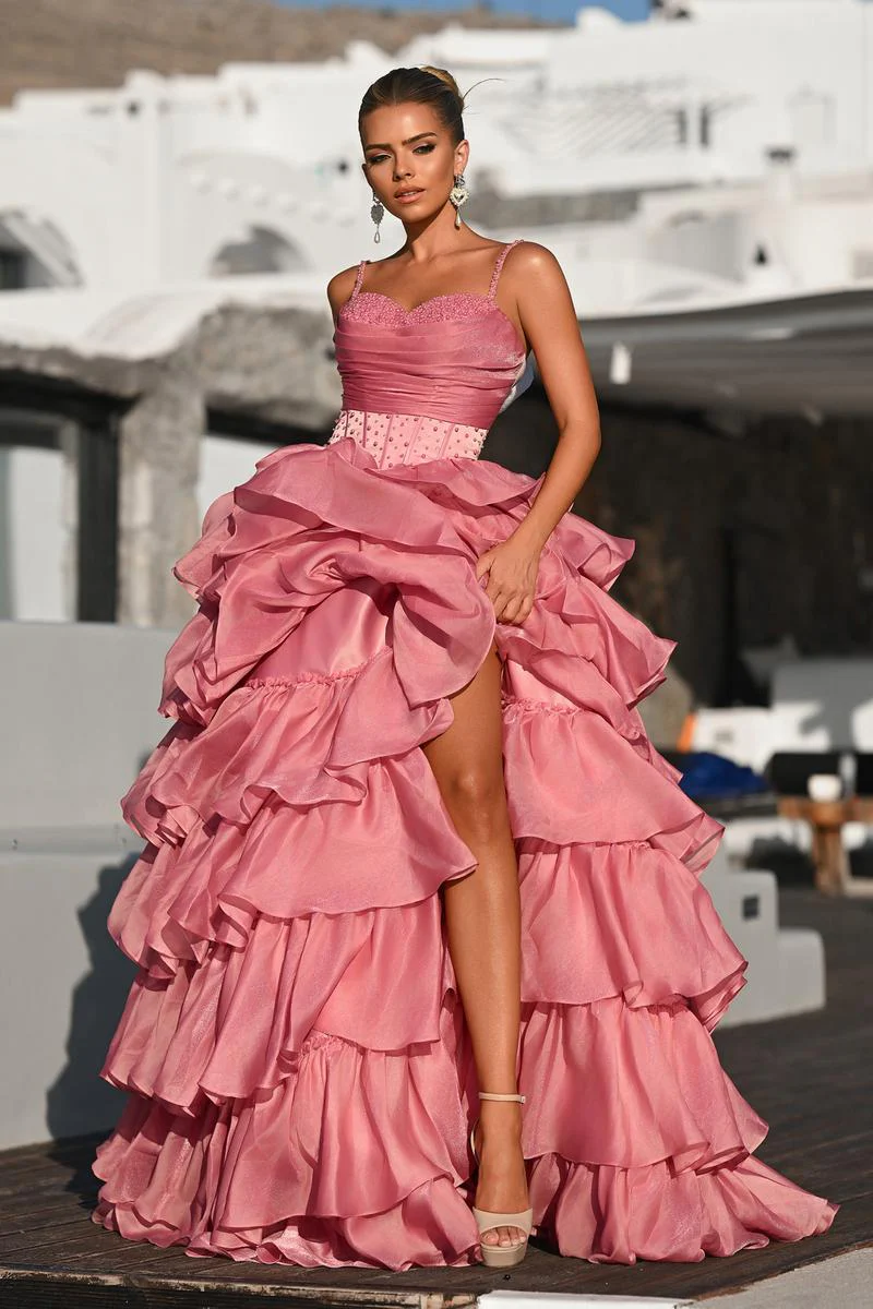 Portia and Scarlett Ruffle Ballgown Prom Dress PS26155