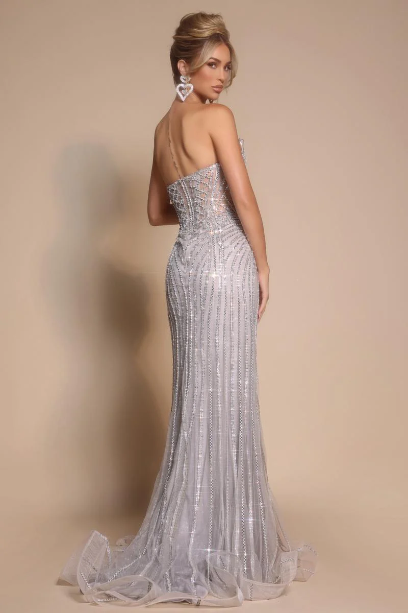 Portia and Scarlett Strapless Corset Prom Dress PS26156 - Image 2